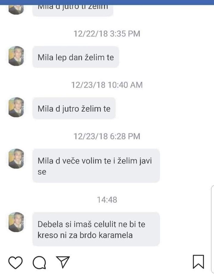 Kada nije upalilo udvaranje, potpuno je promijenio taktiku 