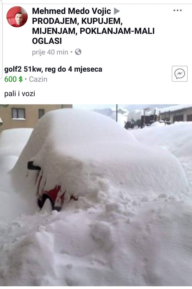 Čovjek prodaje Golfa, kada vidite fotku s oglasa, odmah ćete ga poželjeti 