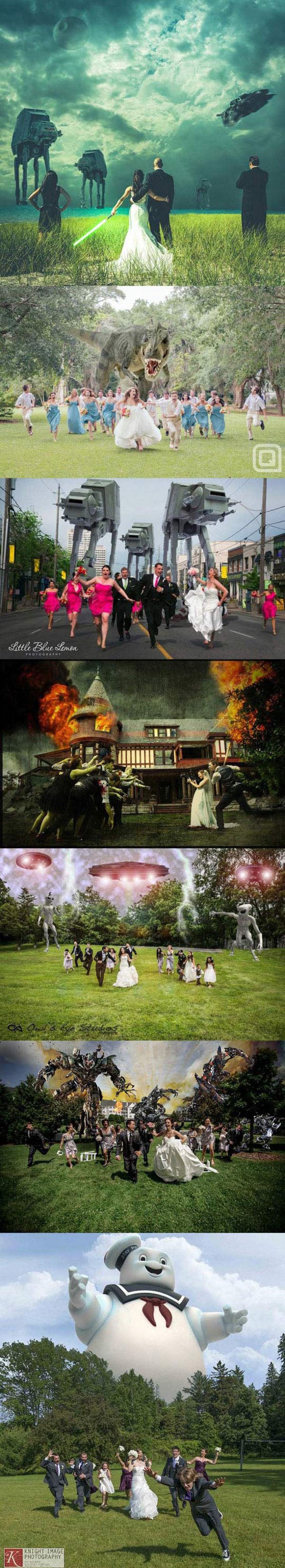 Ovi ljudi nisu htjeli obične vjenčane fotke pa su se obratili pravom majstoru za pomoć