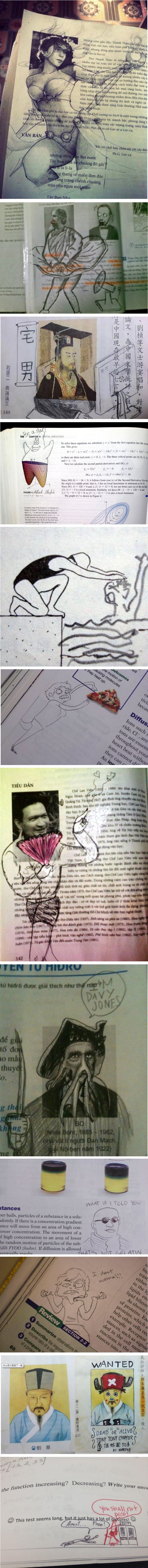 Dosada u školi rezultirala je ovim genijalnim i smiješnim crtežima