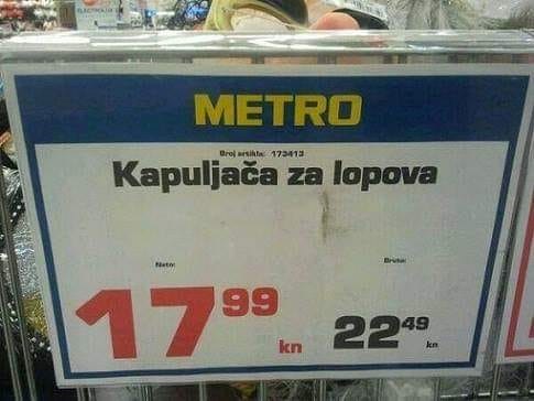 Vjerujemo da mnogi naši političari kupuju kapuljače u ovom dućanu