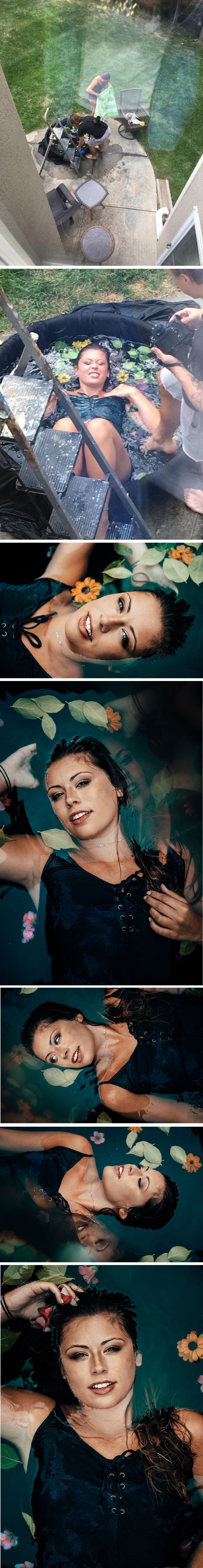 Iskoristili su obični dječji bazen za fotografiranje i dobili odlične fotke