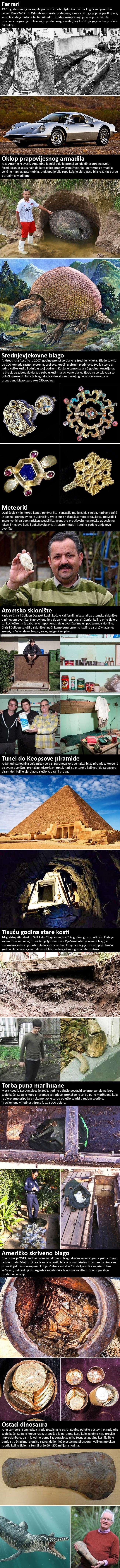 TOP 10 najčudnijih stvari koje su ljudi našli u svom dvorištu