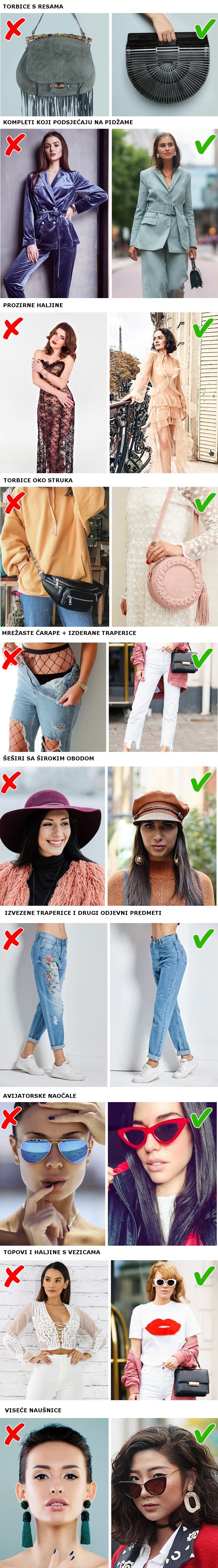 Deset ženskih modnih trendova koji su dosadili baš svima