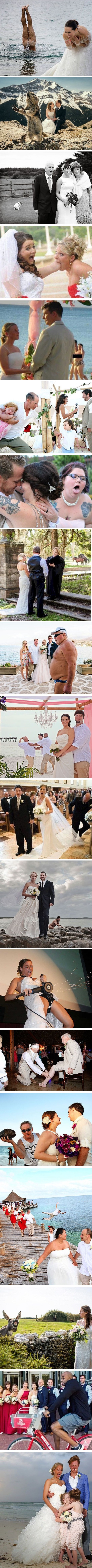 Top 20 najsmješnijih i najčudnijih fotografija s vjenčanja 