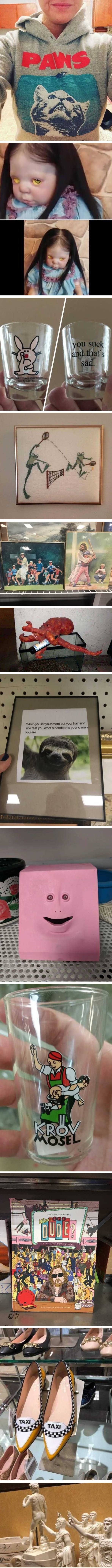 Ljudi su podijelili čudne i smiješne stvari koje su pronašli u dućanima rabljenih stvari 