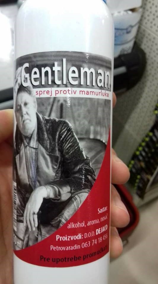 Ovo je sprej protiv mamurluka, a glavni sastojak mu nikako ne ide u prilog
