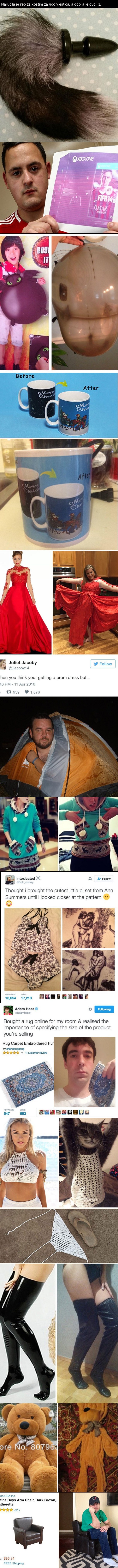 Urnebesne fotografije stvari naručenih putem interneta koje nisu onakve kakve bi trebale biti