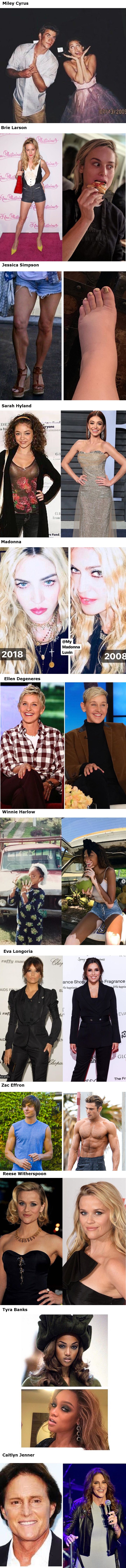 10yearchallenge poznatih i slavnih, neki ne stare, a neki su neprepoznatljivi 