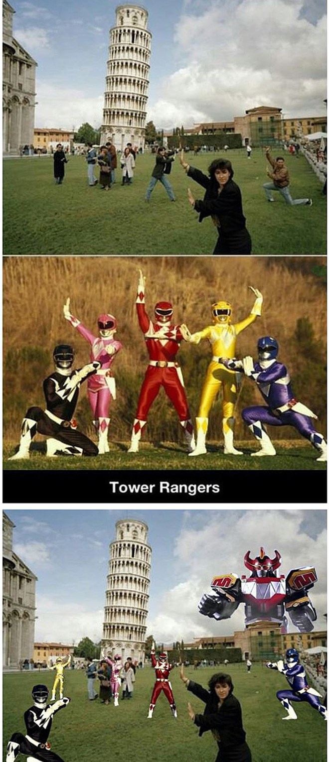 Najsmješnija usporedba: Turiste u Pisi usporedili s Power Rangersima 