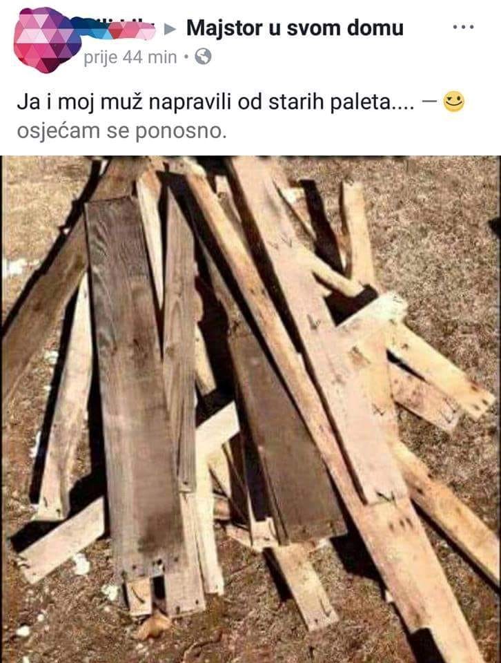 Žena i muž napravili od starih paleta napravili su nešto čime su se morali pohvaliti 