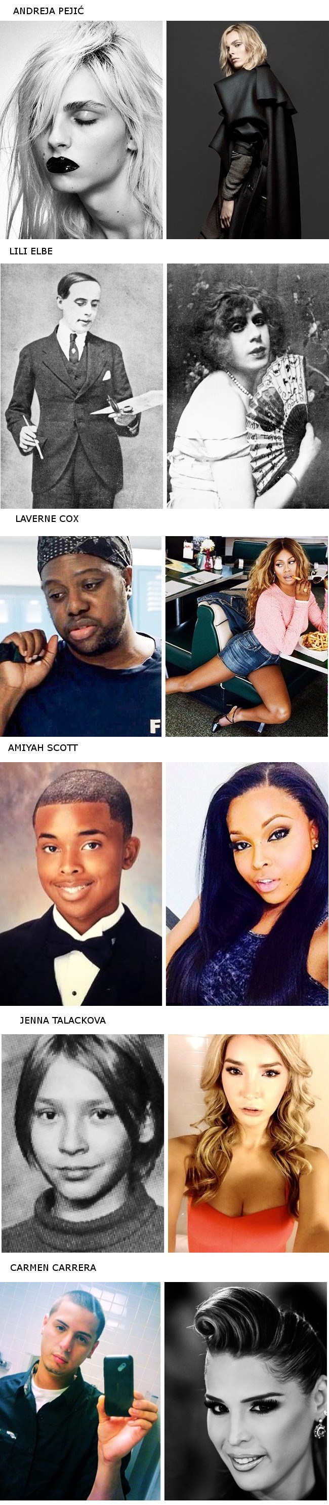 Poznate ljepotice koje su nekada bile muškarci očarat će vas svojim izgledom