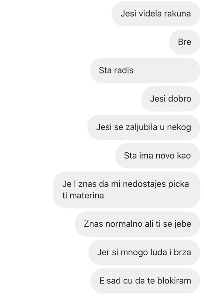 Naporni lik dopisivao se sam sa sobom pa joj zaprijetio blokiranjem
