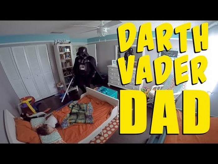 Sina je probudio odjeven u Darth Vadera, a njegova reakcija potpuno ga je iznenadila