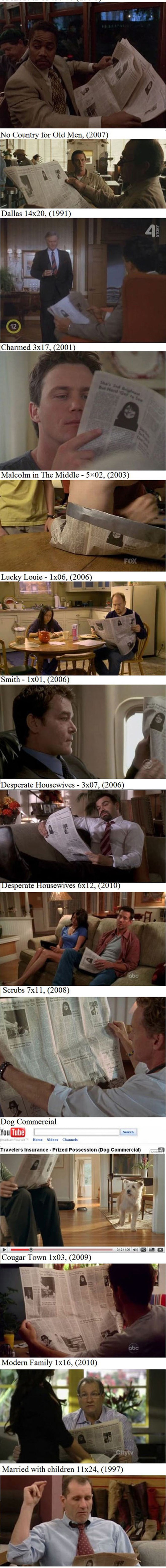 Dobro pogledajte scene iz poznatih serija, uočit ćete istu stvar na svakoj od njih