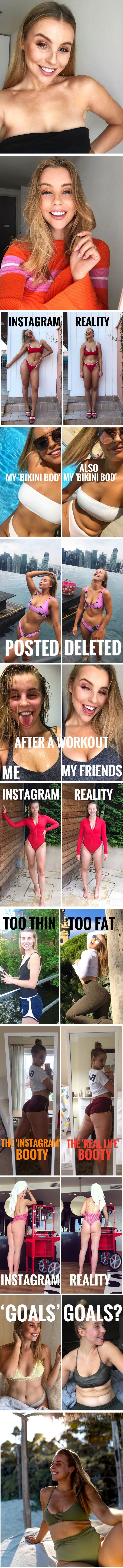 Dosta joj je lažnih života na društvenim mrežama pa je prikazala istinu na sjajan način