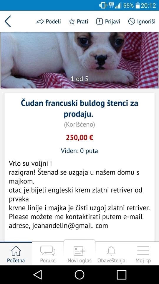 Kad nisi siguran što prodaješ: Čovjek prodaje čudnovate štence