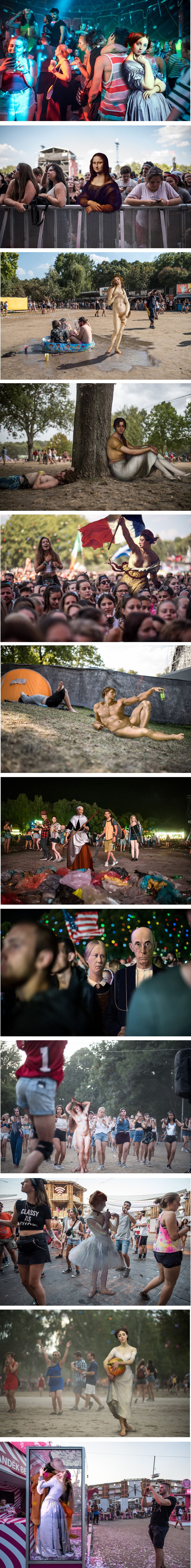 Ovako bi se likovi s najpoznatijih umjetničkih djela ponašali na festivalima