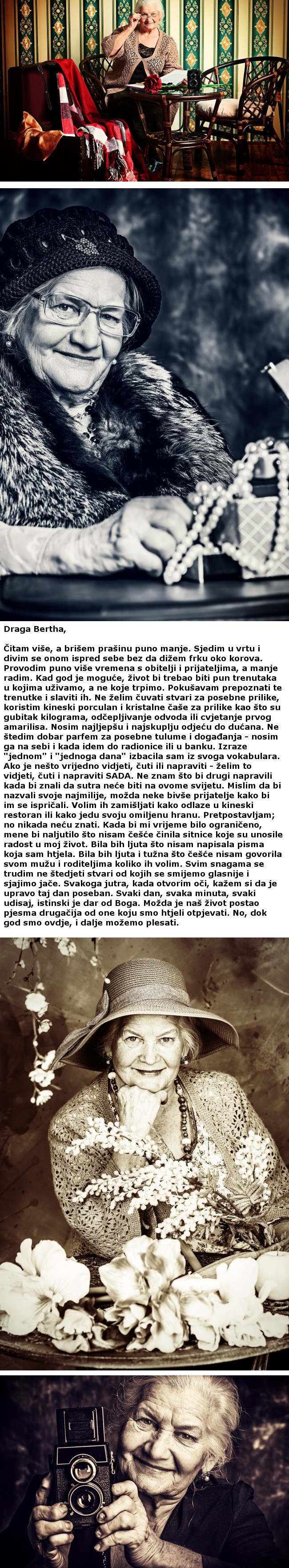 Pismo 83-godišnje bakice mnogima je promijenilo pogled na život