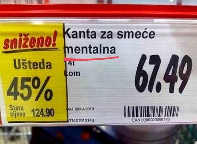 U Kauflandu prodaju kantu za smeće koja treba gotovo svima