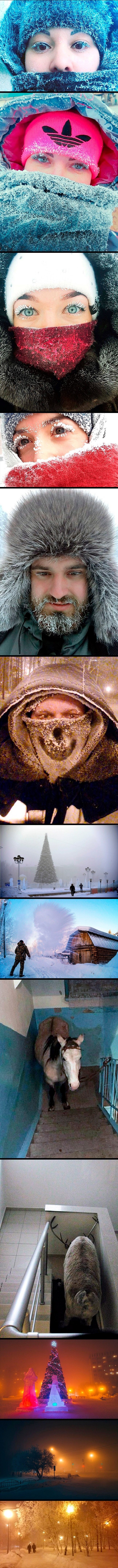 Pogledajte kako žive ljudi u Sibiru za vrijeme nezamislivih hladnoća