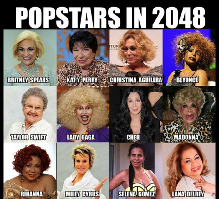 Pogledajte kako će poznate pop pjevačice izgledati u 2048. godini
