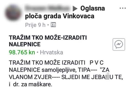 On traži osobu koja će mu izraditi naljepnice, a njihov će vas sadržaj nasmijati i začuditi 