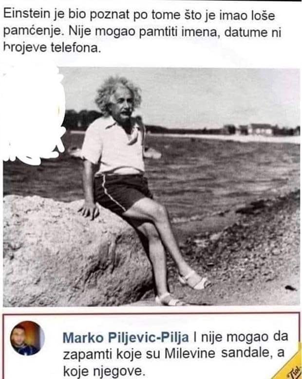 Ostavio je urnebesan komentar o Einsteinu i nasmijao ljude na društvenim mrežama