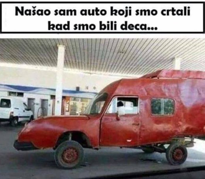 Netko je konačno pronašao automobil koji smo svi crtali kada smo bili klinci
