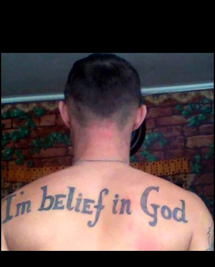 Htio je tetovažu na engleskom, no dobio je žešću sprdnju