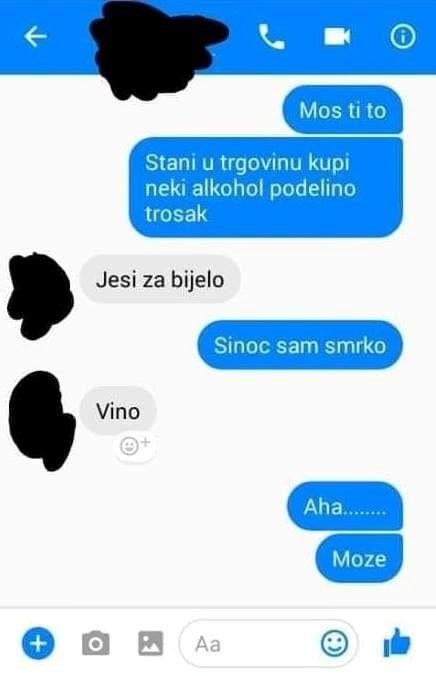 Pitao prijatelja je li za bijelo vino, a on ga krivo shvatio pa postao hit na društvenim mrežama 