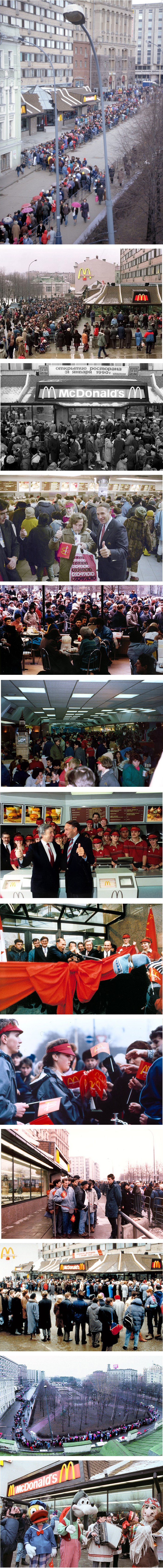 ŠOKIRAT ĆE VAS ludilo koje je u Moskvi izazvalo otvaranje najpoznatijeg restorana brze hrane 
