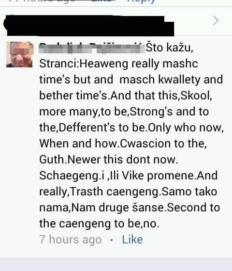 Ovaj vam čovjek nešto poručuje, no sigurni smo da ga nećete shvatiti