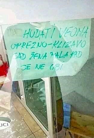 Na vratima dućana ostavili upozorenje koje je nasmijalo mnoge kupce