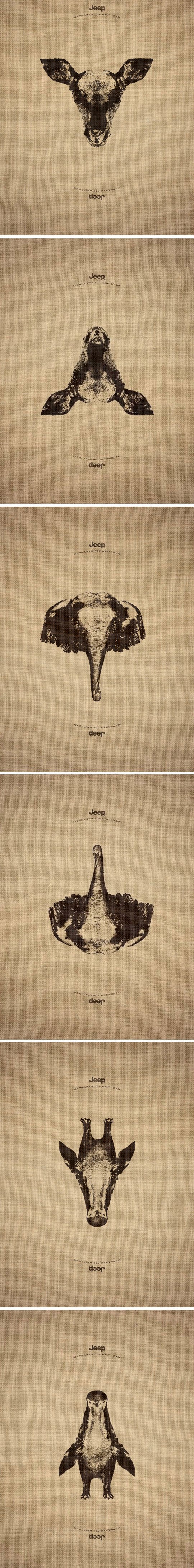 Okrenete li ove tri životinje na drugu stranu - dobit ćete tri potpuno druge životinje