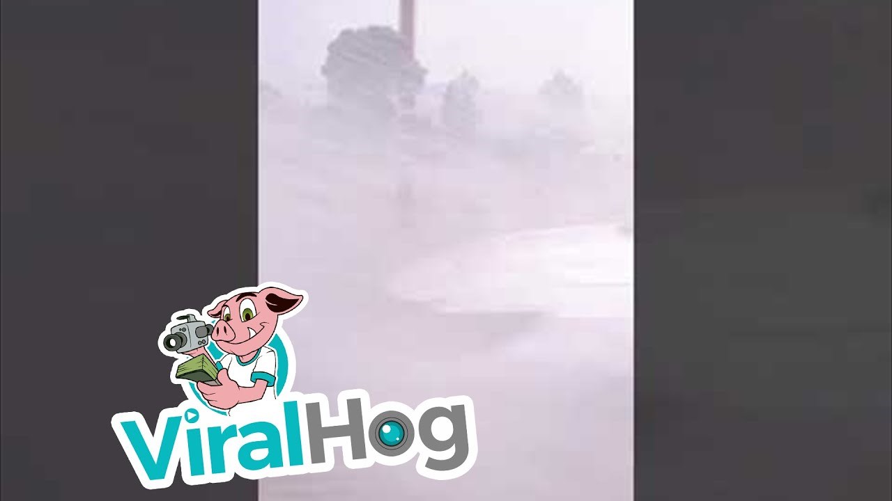 Snimio poplavljenu ulicu u najgorem mogućem trenutku, evo što mu se dogodilo 