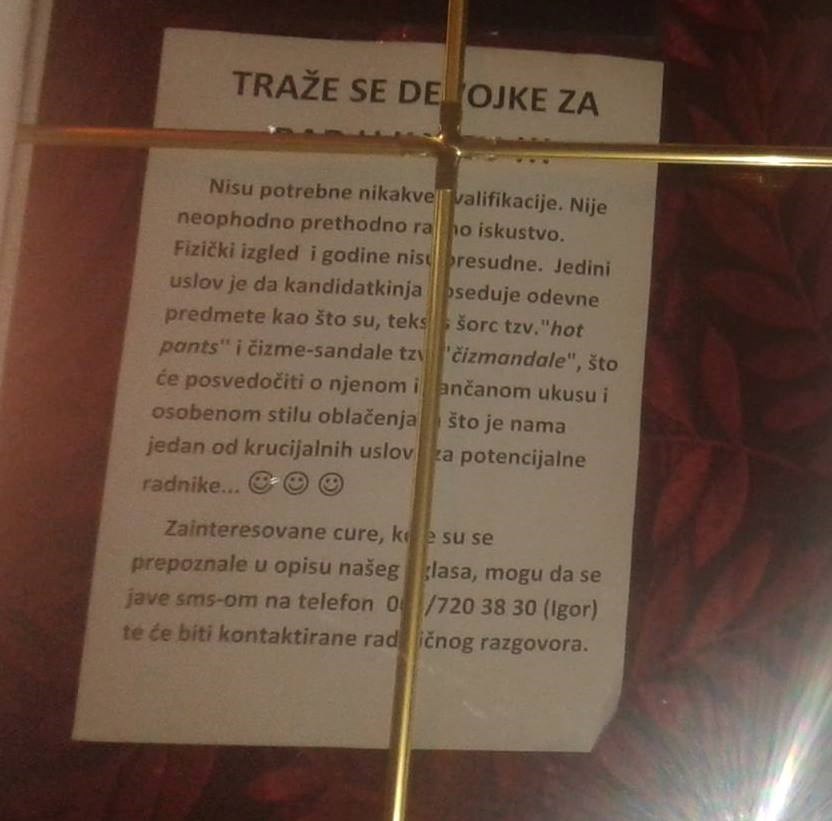Traže se djevojke za rad i moraju ispuniti samo ove uvjete 