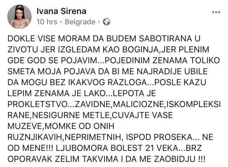 Ova žena zbog ljepote trpi veliku nepravdu i dosta joj je svega