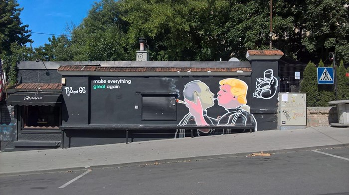 Putin i Trump prijatelji - Mnogima je ovo najbolji grafit na svijetu