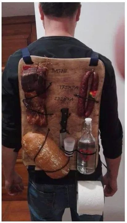 Ovaj čovjek ima slavonski ruksak s kojim je spreman na sve izazove