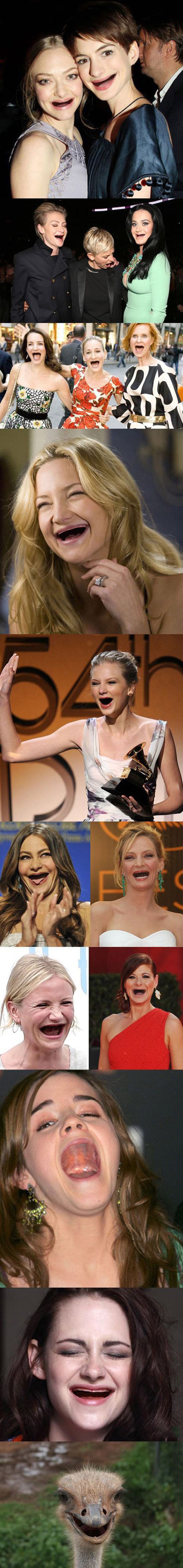 Netko se našalio i uklonio slavnim ženama zube i to izgleda katastrofalno 