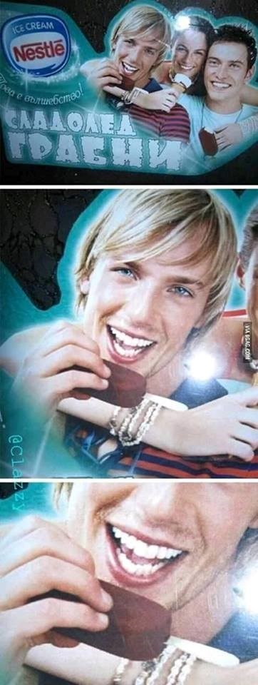 Netko je primijetio nešto jako čudno i smiješno na reklami za sladoled