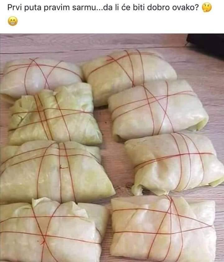 Netko je prvi puta pravio sarmu pa se pohvalio na internetu novom metodom motanja 