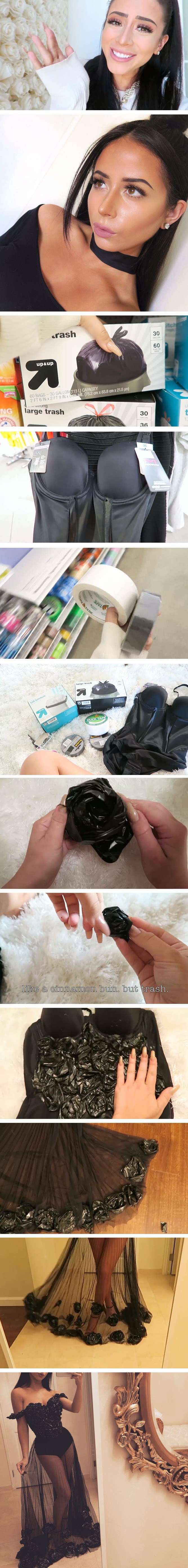 Nakon što su je uvrijedili, napravila je haljinu od vreća za smeće i time oduševila cijeli svijet 