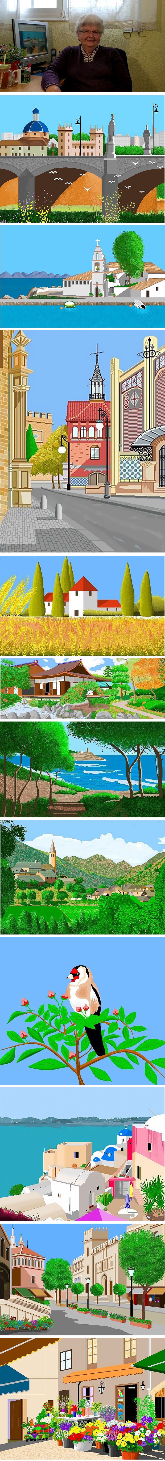 87-godišnja bakica pomoću Painta radi slike kojima se divi cijeli svijet