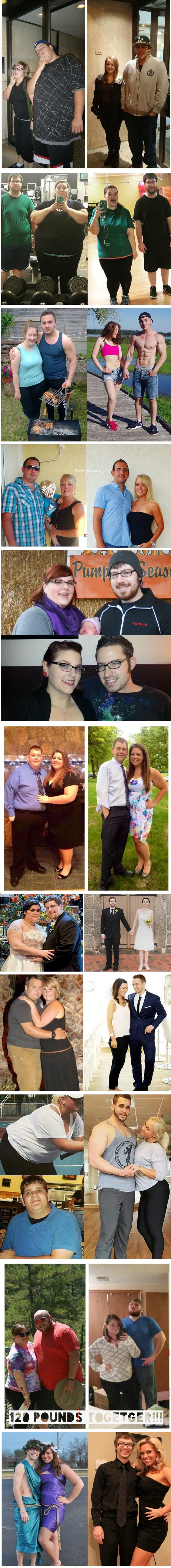 Ovi su parovi odlučili smršaviti zajedno i potpuno promijeniti svoj izgled