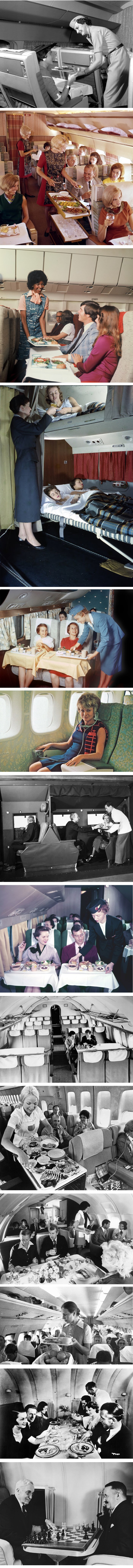 Fotke koje prikazuju kako je vožnja avionom izgledala u prošlom stoljeću
