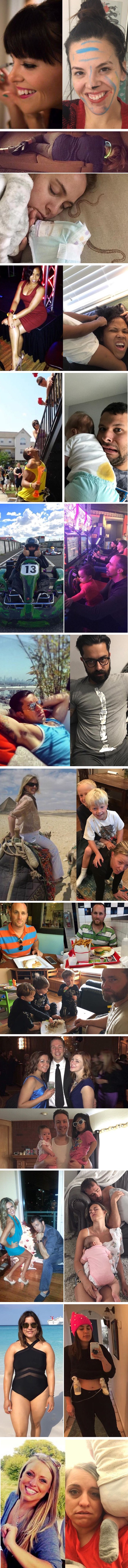 Ljudi su pokazali fotke prije i nakon što su dobili djecu, a razlike su ogromne