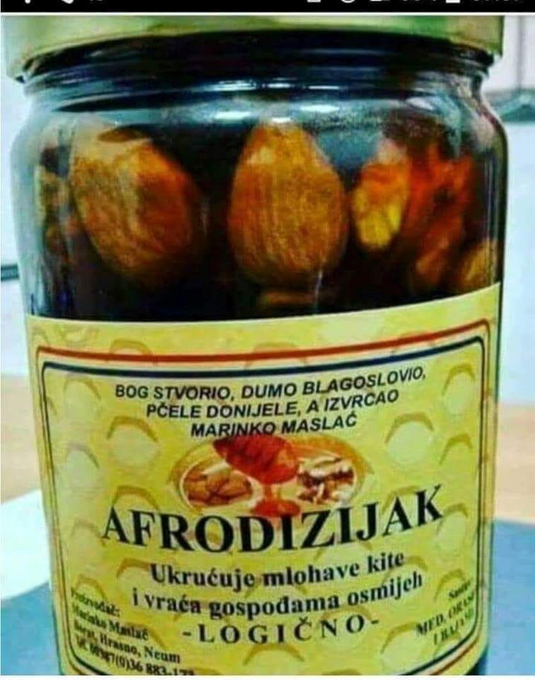 Čovjek prodaje domaći afrodizijak, a etiketa koja dolazi uz njega dobro će vas nasmijati 