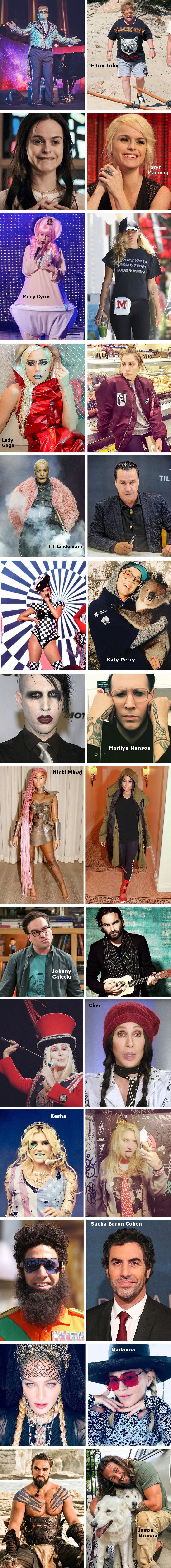 Ove slavne osobe izgledaju potpuno drugačije u stvarnom životu 